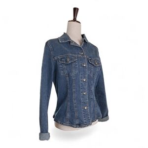 Faconnable Dark Blue Jean Jacket